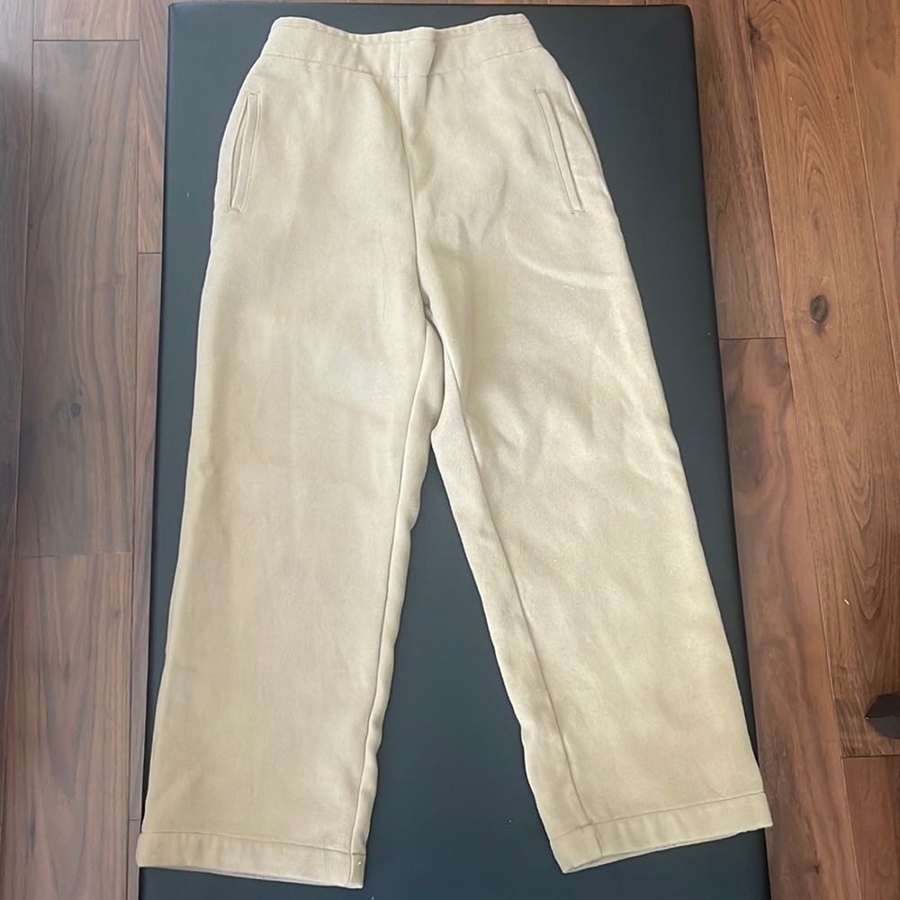 Oak + Fort Fleece Beige Pants